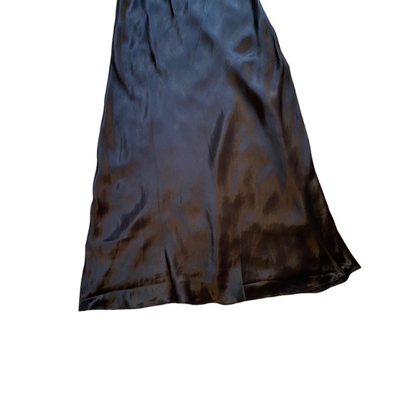 L'Academie Tamsy Midi Satin Dress in Black Medium New Nwt Women's Cocktail - Picture 5 of 12